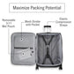 UpLIFT Lightweight Large Checked Softside Luggage with Spinner Wheels