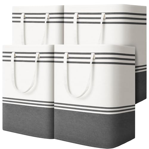 4 Pack Large Laundry Baskets (4 Count)