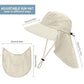 Sun Hat for Men Women with Neck Flap