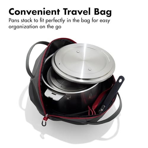 Outdoor 8 Piece Camping Cookware Set