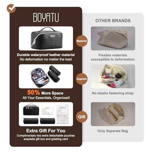 Travel Makeup Bag Cosmetic Bags for Women