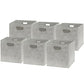 11 Inch Foldable Cube Storage Bins with Handles (24 Count)