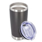 20oz Tumbler Insulated Coffee Tumblers with Lid Stainless Steel Grey 1P