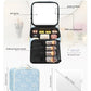 Travel Makeup Bag with LED Mirror for Women Girls