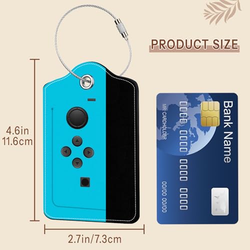 2 Pack Gamer Luggage Tags for Suitcase (2 Count)