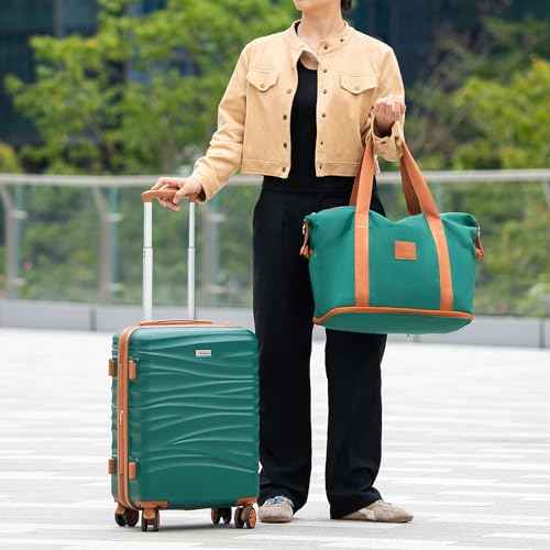 Expandable 22x14x9 Airline Approved 21" Carry On Luggage Set (3 Count)