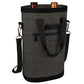 Two Bottle Wine Bag Carrier Insulated Leakproof 2 Wine Cooler Charcoal