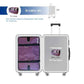 Stow-N-Go Hanging Travel Shelves, Packing Organizer for Luggage. Carry on Closet for Suitcase. Expandable Packing Cube. Travel Essentials. (Burgundy, XL = (L) 17.7" x (W) 11.8")