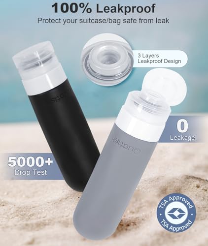 Travel Bottles for Toiletries (4 Count)