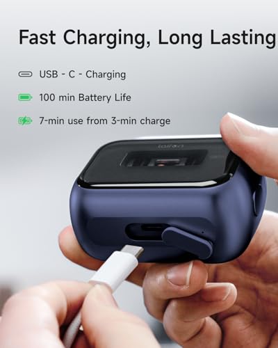 P3 Pro 3 Blade Men Travel Electric Shaver Set with Travel Pod