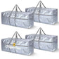 4 Pcs 176 Gallon Extra Large Moving Bags Heavy Duty Storage Bag (4 Count)