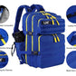 Military Tactical Backpack for Men and Women 45L Army 3 Days Assault Pack Bag Large Rucksack with Molle System Blue Yellow