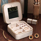 Travel Jewelry Organizer Boxes for Women Small Portable Necklace Earrings Bracelet Rings Travel Case Best Friend Birthday Gifts for Women Trendy