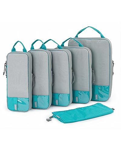 6 Set Compression Packing Cubes for Travel