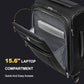Carry On Luggage Airline Approved with Compartment Expandable Black