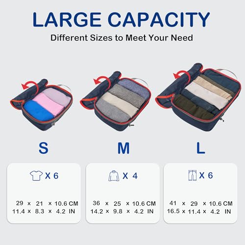Compression Packing Cubes for Travel (300 Count)