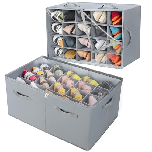 Shoe Organizer for Closet 2 Pack (2 Count)