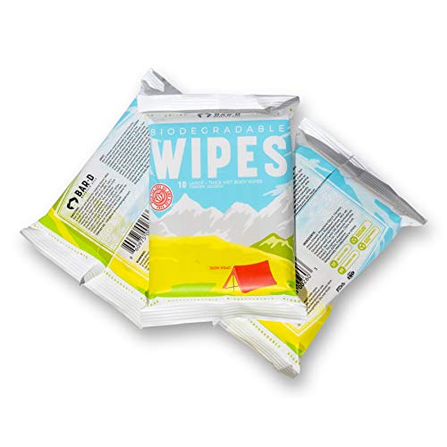 Bar D Biodegradable Body Wipes with Tea Tree Oil & Aloe Vera (30 Count)