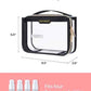 Clear Toiletry Bag for Travel (2 Count)