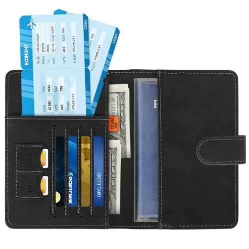 3 Pack Passport Holder + 2 PVC Covers (3 Count)