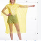 Disposable Adult Rain Ponchos Clear Emergency Raincoat (4 Count)