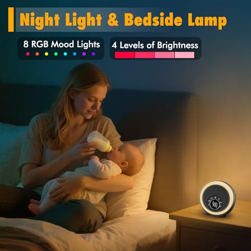 Nightlight Bluetooth Speaker Alarm Clock