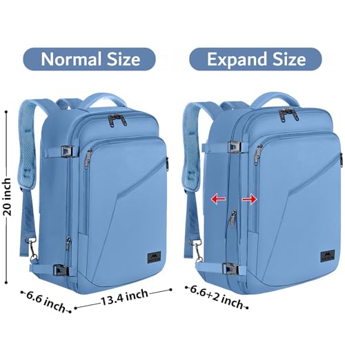 Carry on Backpack with Hide Away Shoulder Strap for Travel