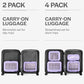 Compression Packing Cubes for Travel (2 Count)