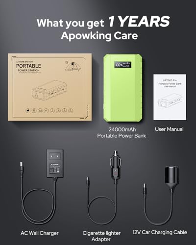 Portable Power Bank with AC Outlet