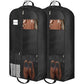 43" Heavy Duty Garment Bags for Travel 6.5" Gusseted Suit Bags for Closet Storage 2 Handles Hanging Clothes Bag with Pocket Mens Suit Cover for Shirts