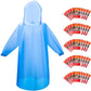6 & 20 & 50 Pack Disposable Rain Ponchos for Adults