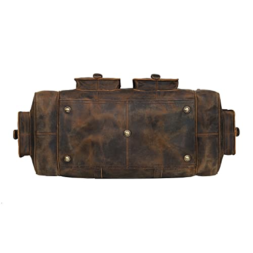 Large 28 inch duffel bags for men holdall leather travel bag overnight gym sports weekend bag
