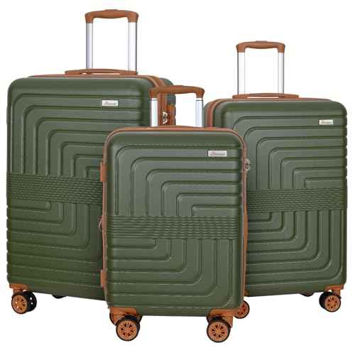 Hardside Expandable 3PCS Luggage Set with Spinner Wheels (3 Count)