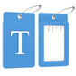 2 Pack Initial Luggage Tags for Suitcases Airplane Travel Essentials (2 Count)