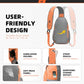 Sling Bag RFID Crossbody Sling Backpack Cross Body Shoulder Bag Travel Hiking Daypack for Women Men