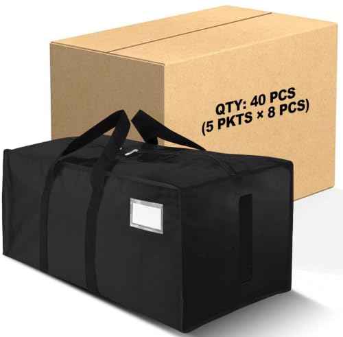 Supports 200lbs Heavy Duty Moving Bags (40 Count)