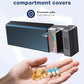 7 Days Pill Organizer with Aluminum Shell for One Week Capacity