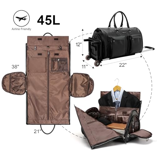 Convertible Rolling Garment Bag