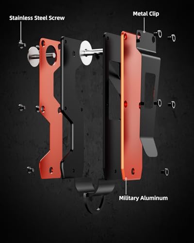 Key Organizer Compact Key Holder Metal Key Chain Minimalist key case key holder for keychain Secures 1