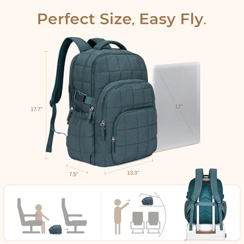 Quilted Backpack with RFID