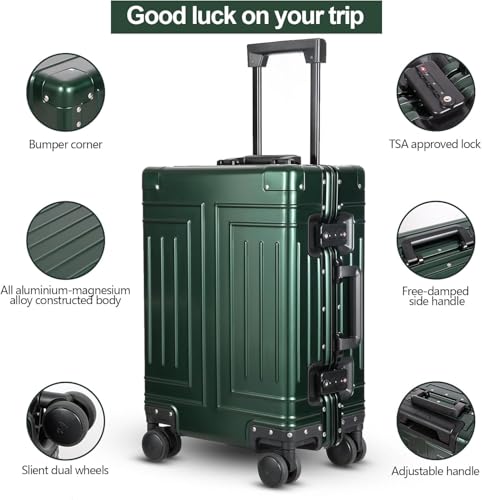 All Aluminum Magnesium Carry On Luggage