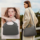 Genuine Leather Purses for Women with Detachable Satchel Strap