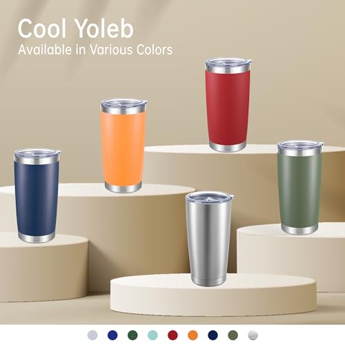 20 oz Tumblers Bulk Stainless Steel Tumbler with Lid (12 Count)