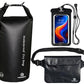 Waterproof Dry Bag with Double Zip (3 Count)
