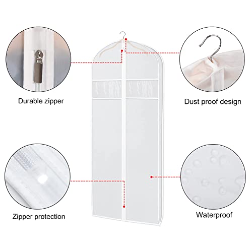 Dress Bags for Gowns Long Garment Bags for Long Dresses 72 in