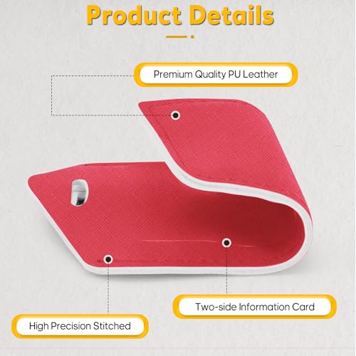 2 Pack Luggage Tags for Suitcases Airplane Travel Essentials (2 Count)