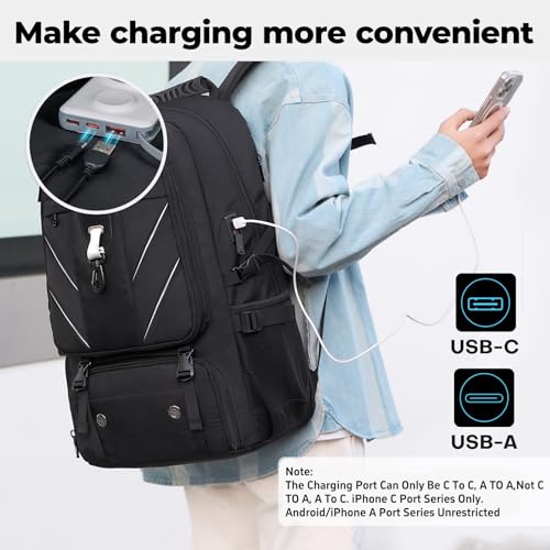 17.3 Inch Travel Laptop Backpack with Shoe Compartment