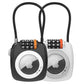 Compatible with Apple AirTag Secure Lock with Wire Cable