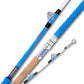 Saltwater Fishing Rod Heavy Duty Trolling Rod Conventional Boat Standup Big Game Deep Sea Rod with Roller Guides 7'6"