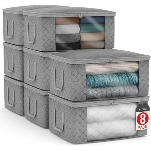 Medium Clothes Storage Bags (8 Count)